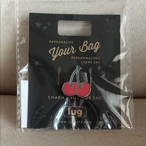 NWT Lug Novelty Bag Charm: Cherries 🍒